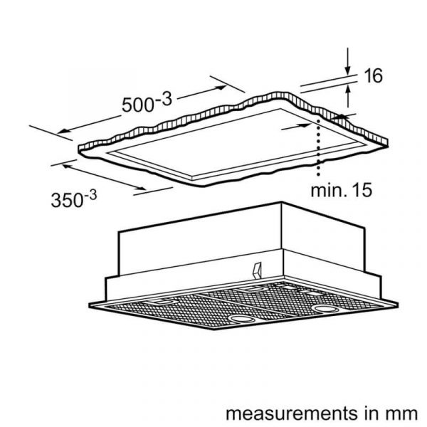 Bosch Integrated Rangehood | DHL555BAU - Image 2