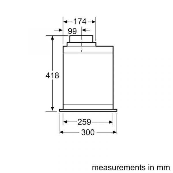 Bosch Integrated Rangehood | DHL575CAU - Image 2