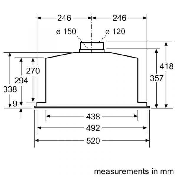 Bosch Integrated Rangehood | DHL575CAU - Image 3