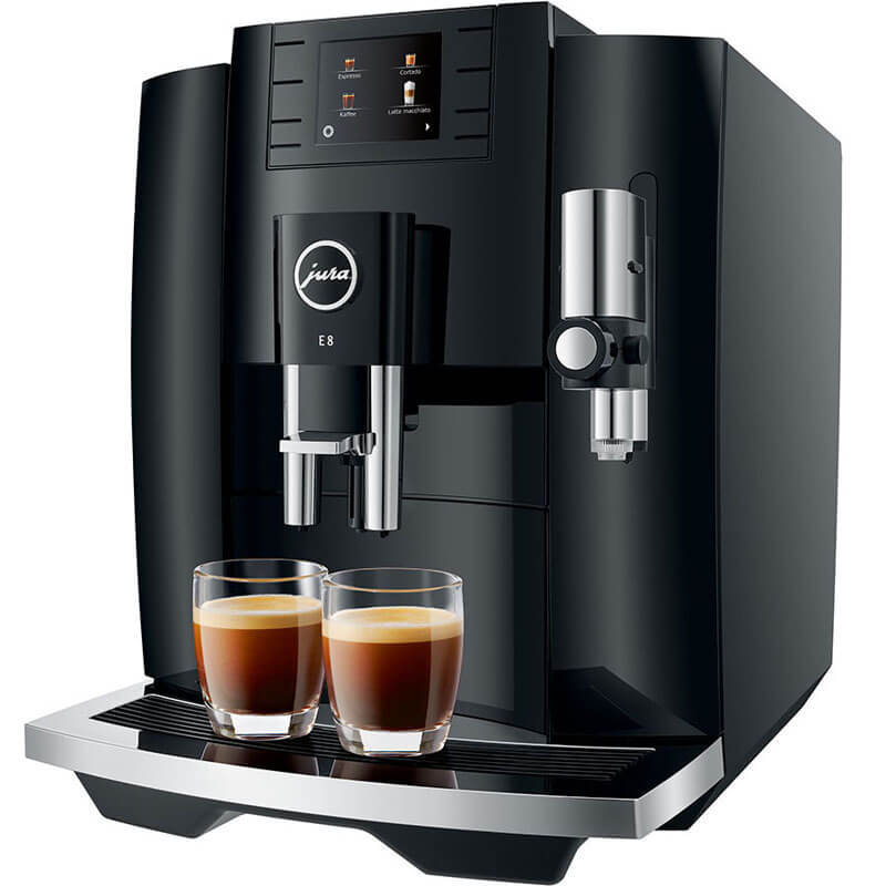 Jura Automatic Coffee Machine | E8 Piano Black - Image 2