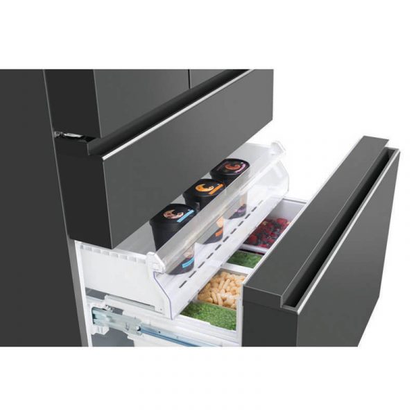 Electrolux Connected 681L dark stainless steel French door refrigerator | EHE6899BA - Image 2