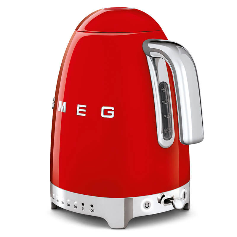 Smeg Appliances Variable Temp Kettle - Red | KLF04RDAU - Image 3