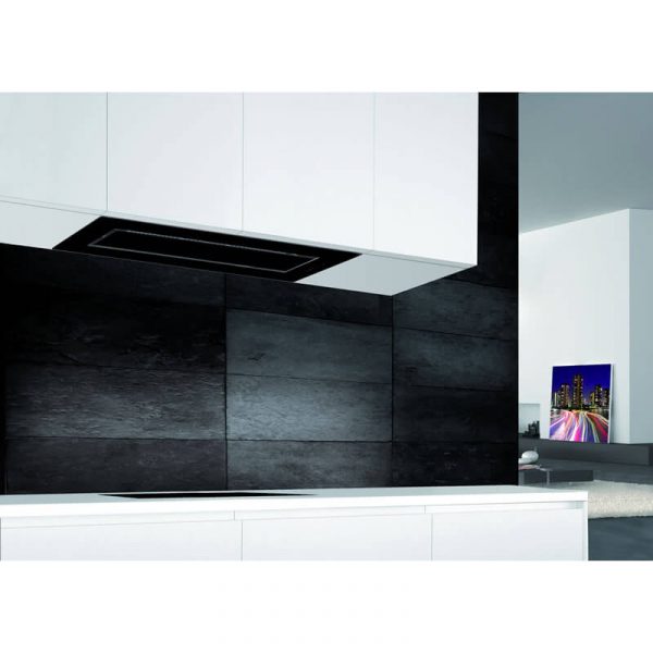 Schweigen 90cm Undermount Rangehood | KLS-9GLASSBLKSP - Image 3