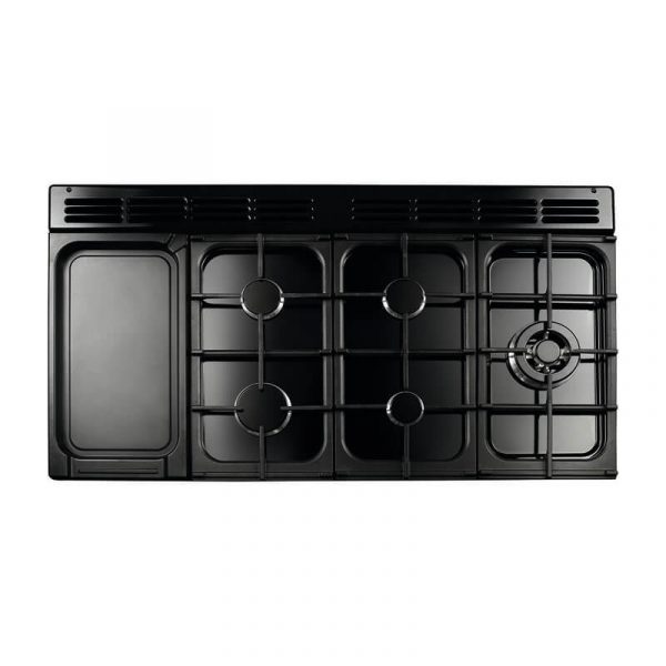 Falcon Nexus 110cm Black & Chrome Dual Fuel Range Cooker | NEX110DFBL-CH - Image 2