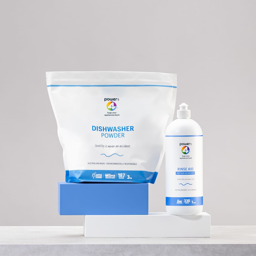 Power of 4 dishwash essentials for kitchen appliances and dishwashers
