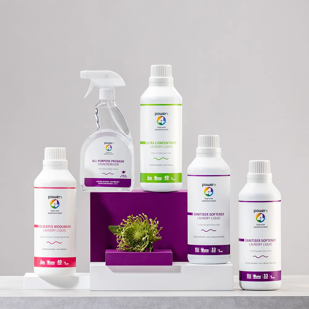 Power of 4 Laundry Liquid Bundle – Effective Cleaning for Washing Machines Power of 4 laundry liquid bundle for washing machines and laundry machines