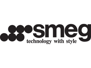 Smeg logo representing stylish and high-performance kitchen appliances