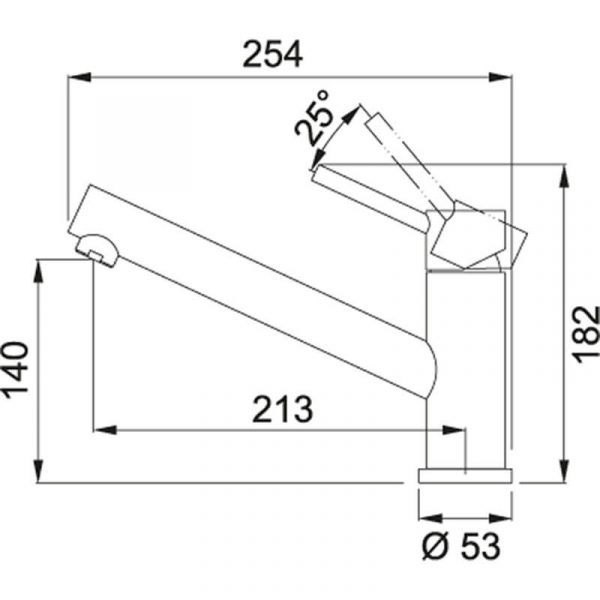 Franke Taros Tap Swivel - Stainless Steel | TA9510 - Image 2