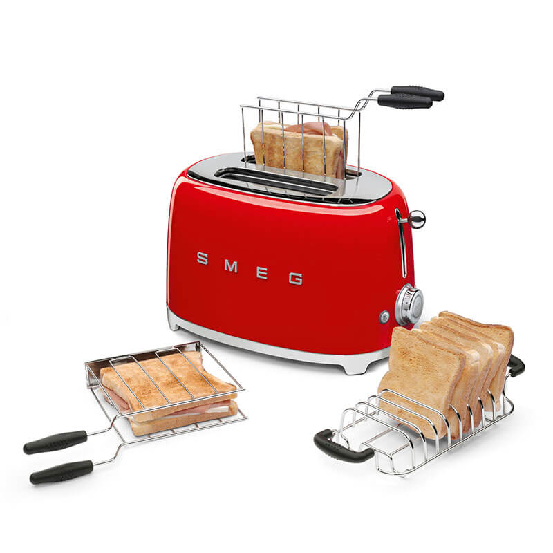 Smeg Appliances Toaster - 2 Slice Red | TSF01RDAU - Image 3