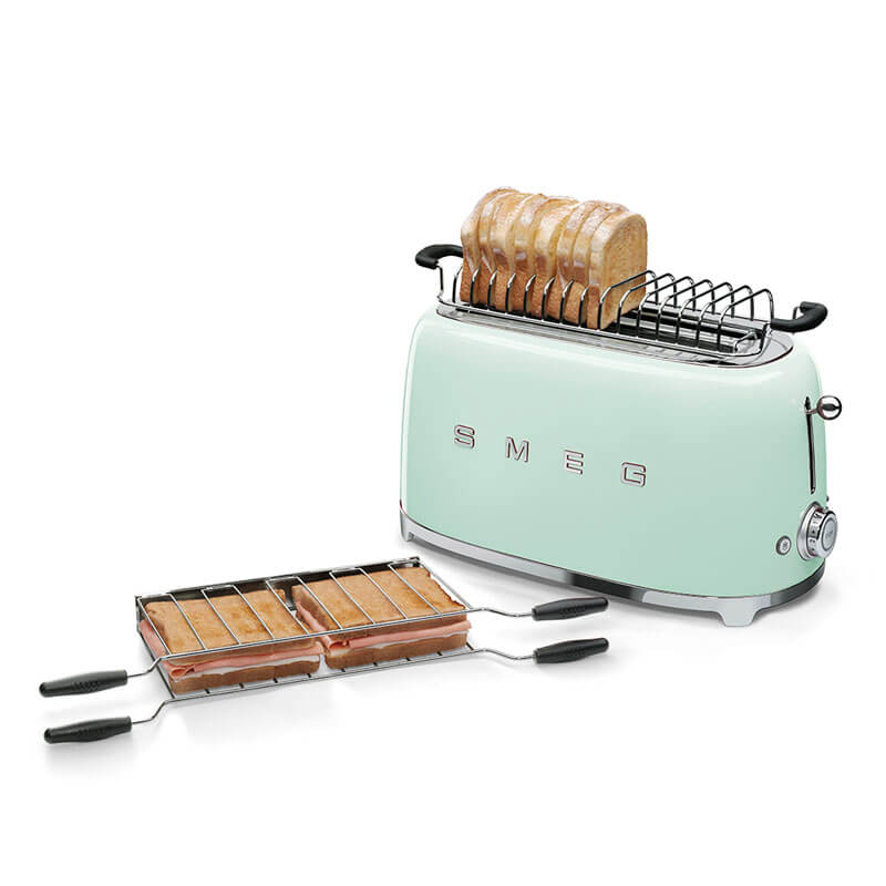 Smeg Appliances Toaster - Long Slot Pastel Green | TSF02PGAU - Image 3