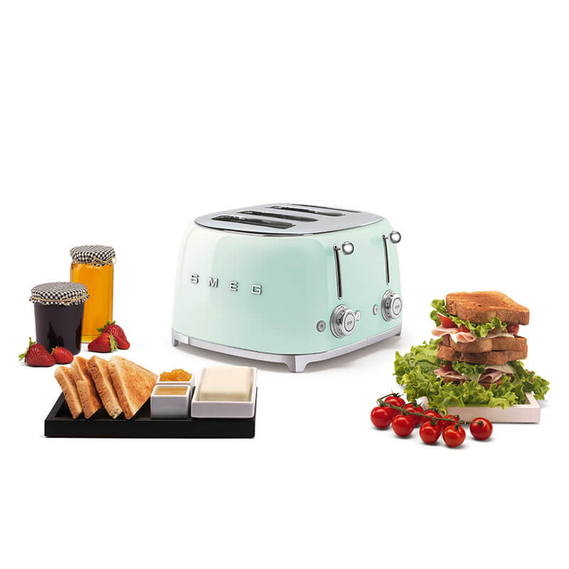 Smeg Appliances Toaster - 4 Slice Pastel Green | TSF03PGAU - Image 3