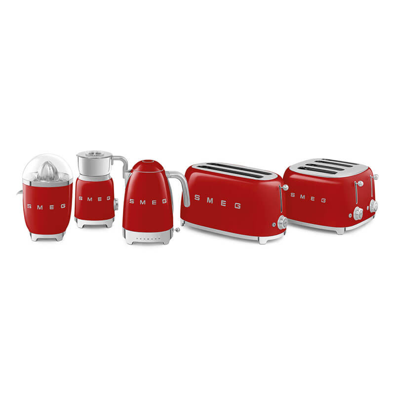 Smeg Appliances Toaster - 4 Slice Red | TSF03RDAU - Image 3