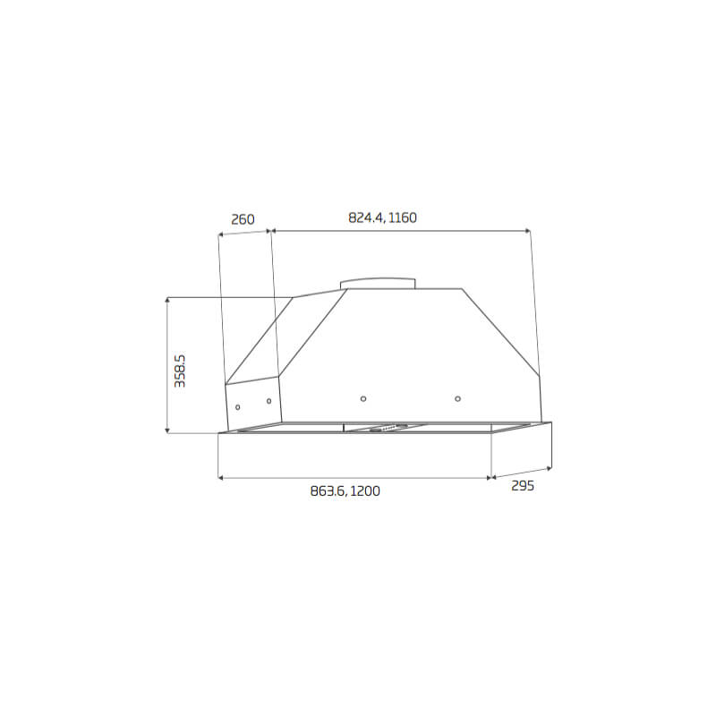 Schweigen 90cm Undermount Rangehood | UM-9SP - Image 2