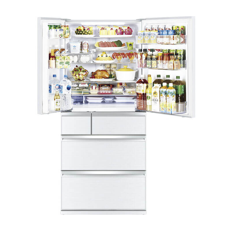 Mitsubishi Multi Drawer Diamond White 700L | MR-WX700C-W-A - Image 3