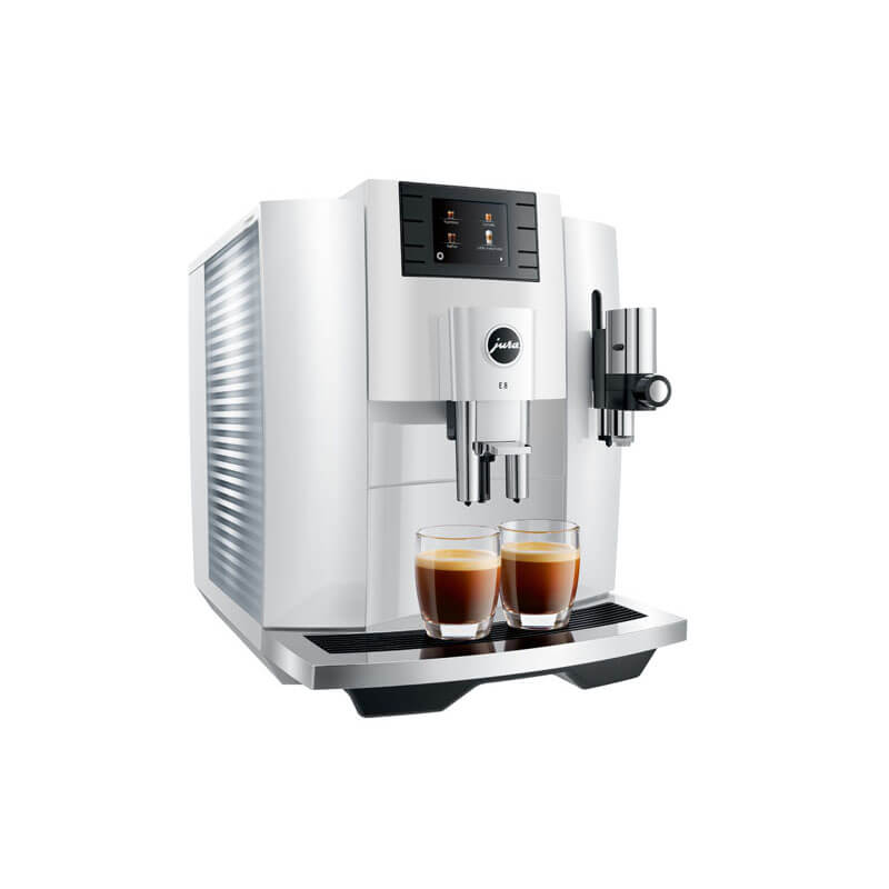 Jura Automatic Coffee Machine | E8 Piano White - Image 2