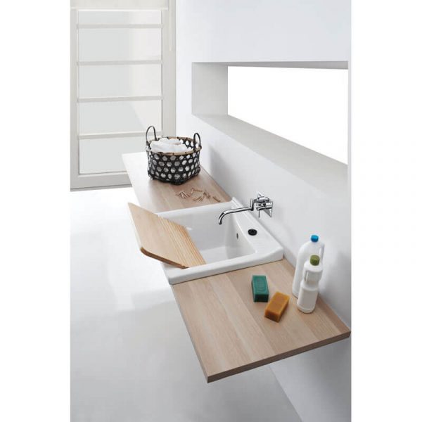 Turner Hastings Londri 64 x 61 Fireclay Single Bowl Inset Sink | 108640 - Image 3