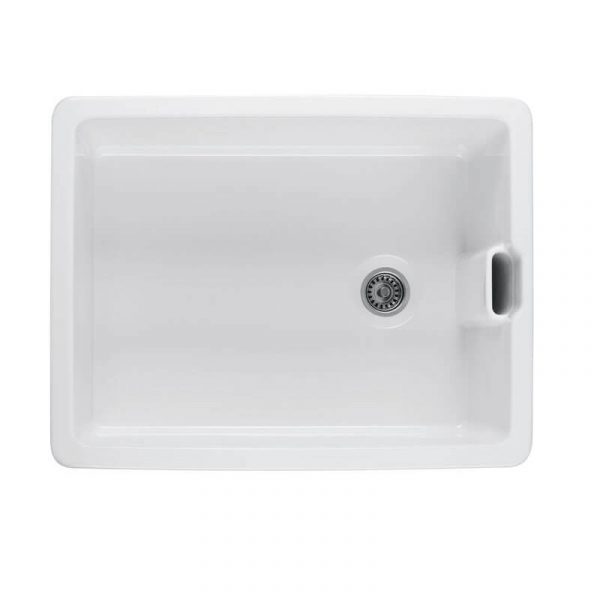 Turner Hastings Belfast 60 x 46 Butler Sink With Internal Overflow Gloss White | 7400 - Image 2