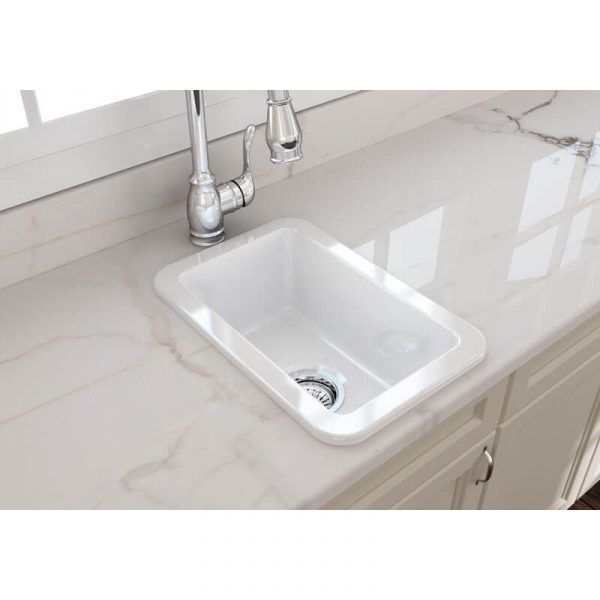 Turner Hastings Cuisine 30 x 46 Fine Fireclay Single Bowl Sink White Gloss | CU30FS - Image 2