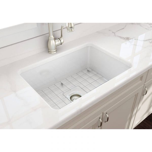 Turner Hastings Cuisine 68 x 48 Fine Fireclay Single Bowl Sink White Gloss | CU68FS - Image 2