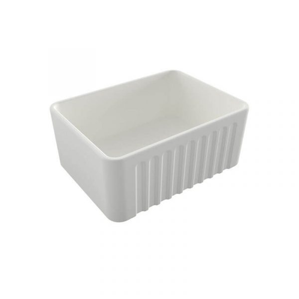 Turner Hastings Novi 60 x 46 Fireclay Single Bowl Butler Sink Matte White | NO603FS-MW - Image 2