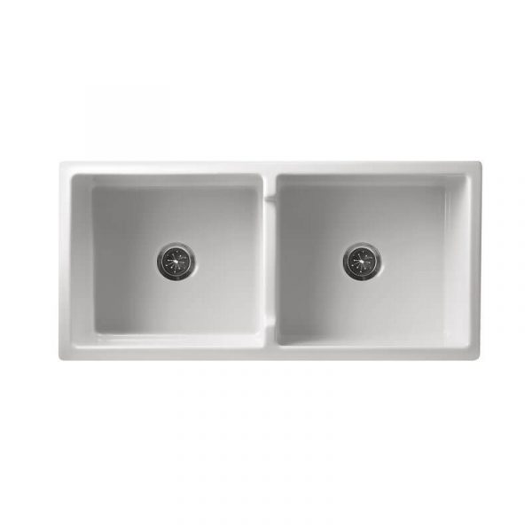 Turner Hastings Patri 100 x 47 Double Bowl Fine Fireclay Butler Sink | PA100FS - Image 2