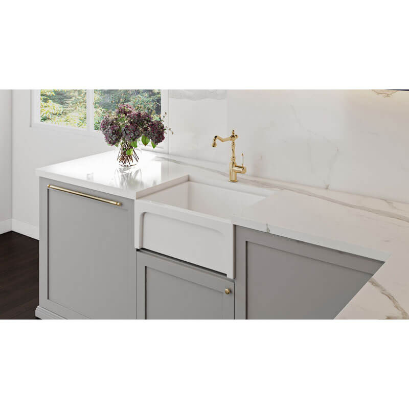 Turner Hastings Patri Fine Fireclay Single Bowl Butler Sink | PA60FS - Image 3