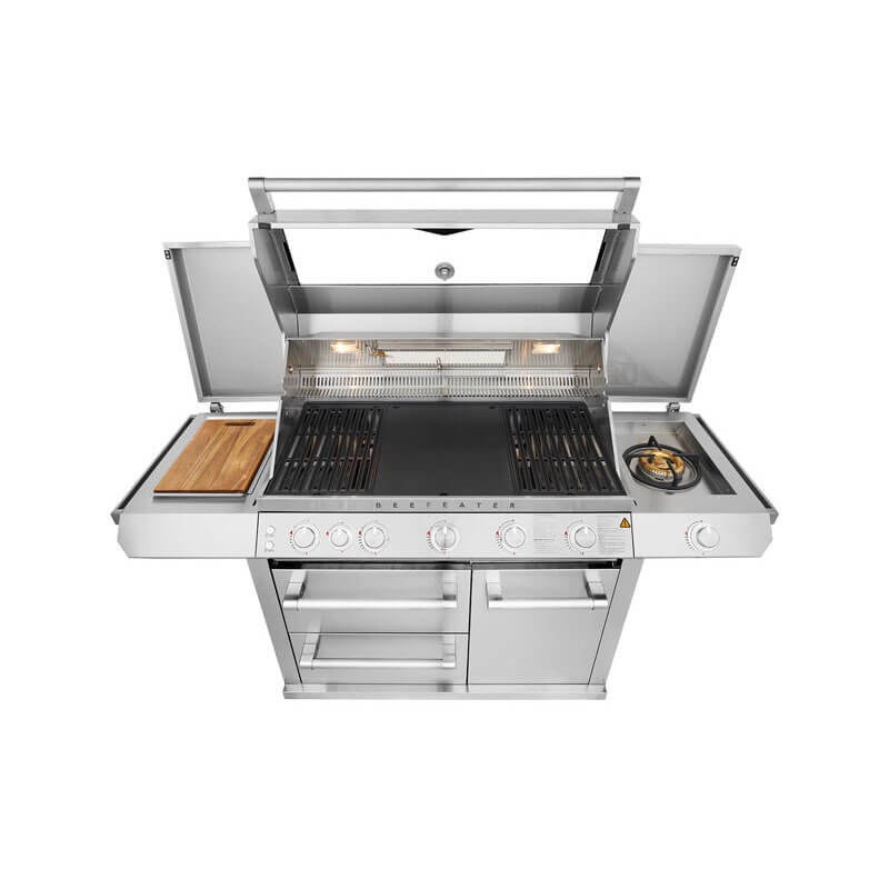 Beefeater 7000 Premium 5 burner BBQ side burner & trolley Stainless Steel | BMF7655SA - Image 2