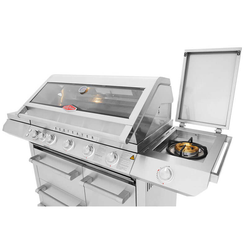 Beefeater 7000 Premium 5 burner BBQ side burner & trolley Stainless Steel | BMF7655SA - Image 3