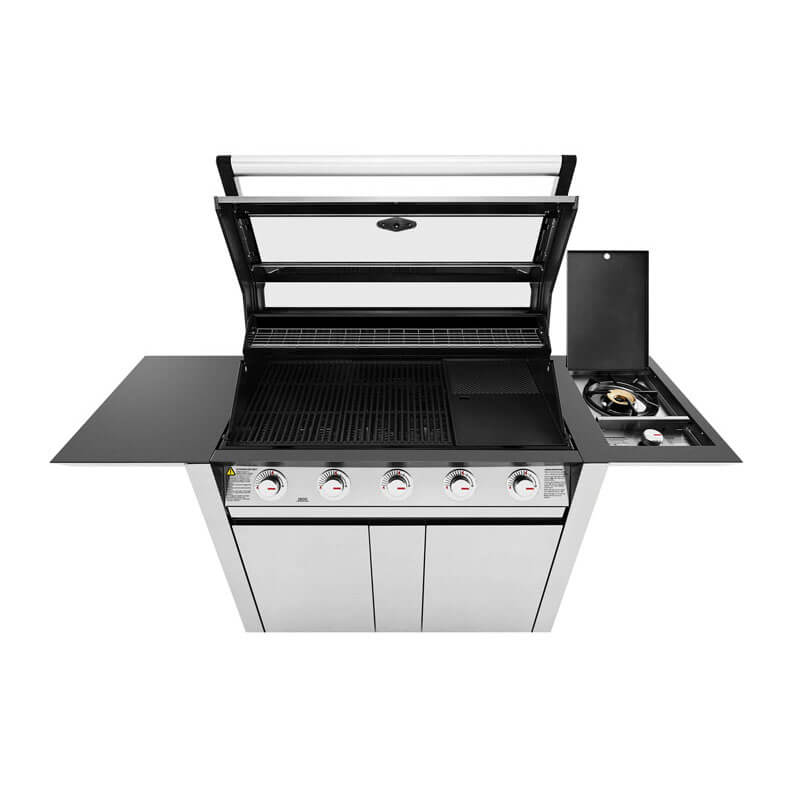 Beefeater 1600 Series 5 Burner BBQ & Trolley with Side Burner - Stainless Steel | BMG1651SA - Image 2