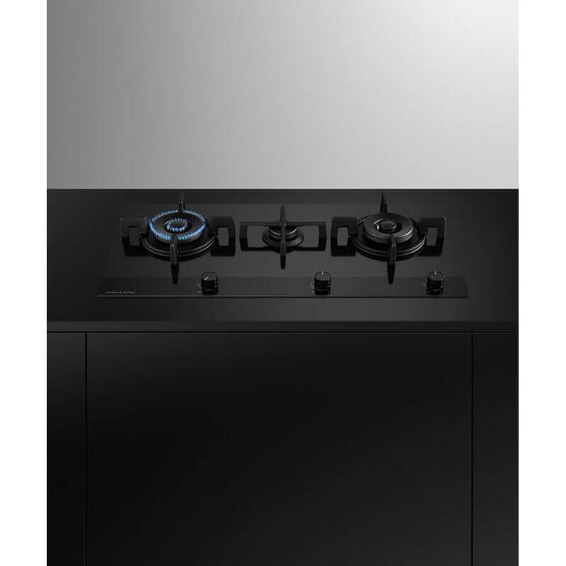 Fisher & Paykel 90cm Series 9 3 Burner Gas Cooktop LPG | CG903DLPGB4 - Image 2