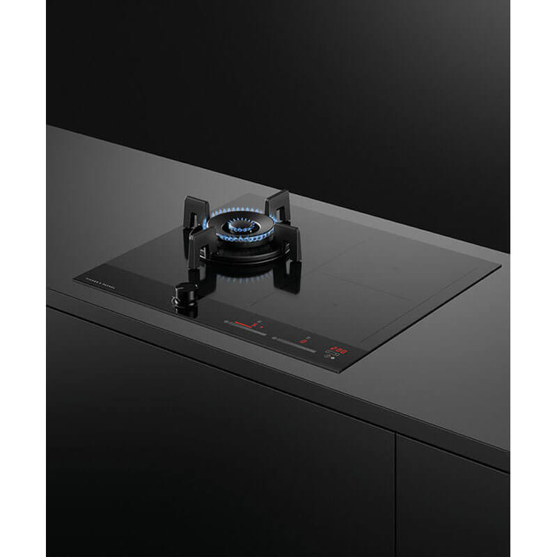 Fisher & Paykel 60cm Series 9 1 Burner + 2 Zone Hybrid Cooktop 2 SmartZones Natural Gas | CGI603DNGTB4 - Image 3