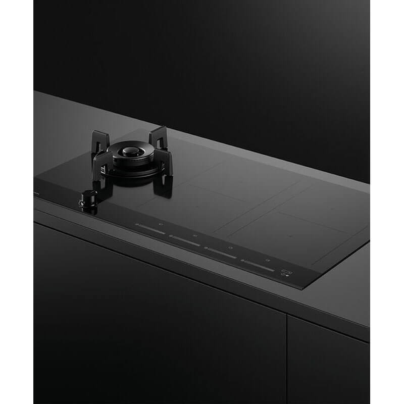 Fisher & Paykel 90cm Series 9 1 Burner + 4 Zone Hybrid Cooktop 2 SmartZones LPG | CGI905DLPTB4 - Image 2