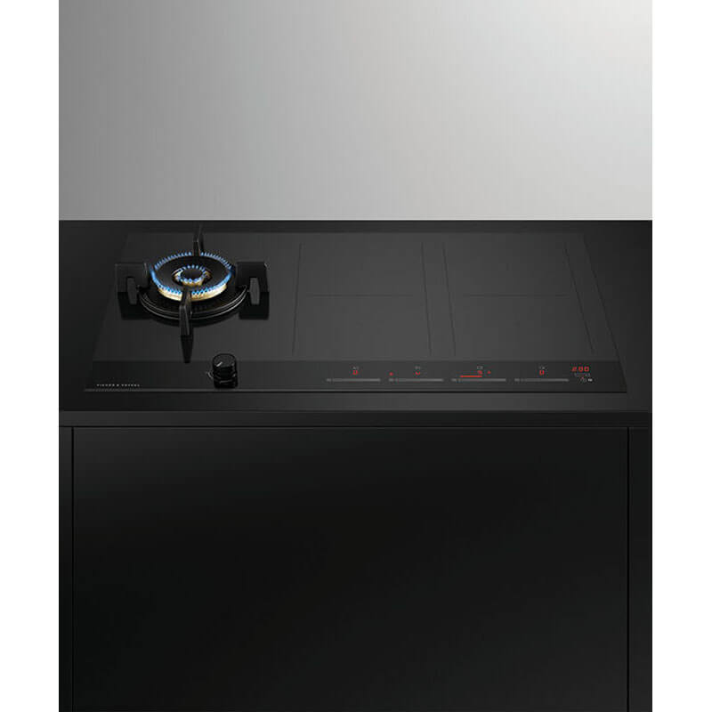 Fisher & Paykel 90cm Series 9 1 Burner + 4 Zone Hybrid Cooktop 2 SmartZones LPG | CGI905DLPTB4 - Image 3