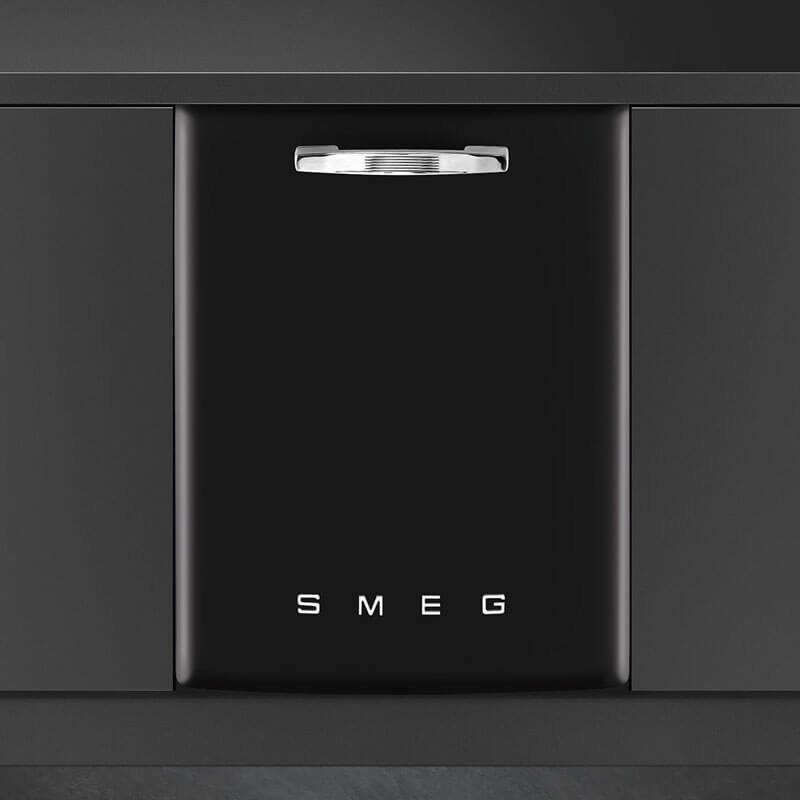 Smeg Appliances Fab Retro Built In Dishwasher Black | DWIFABNE2 - Image 2