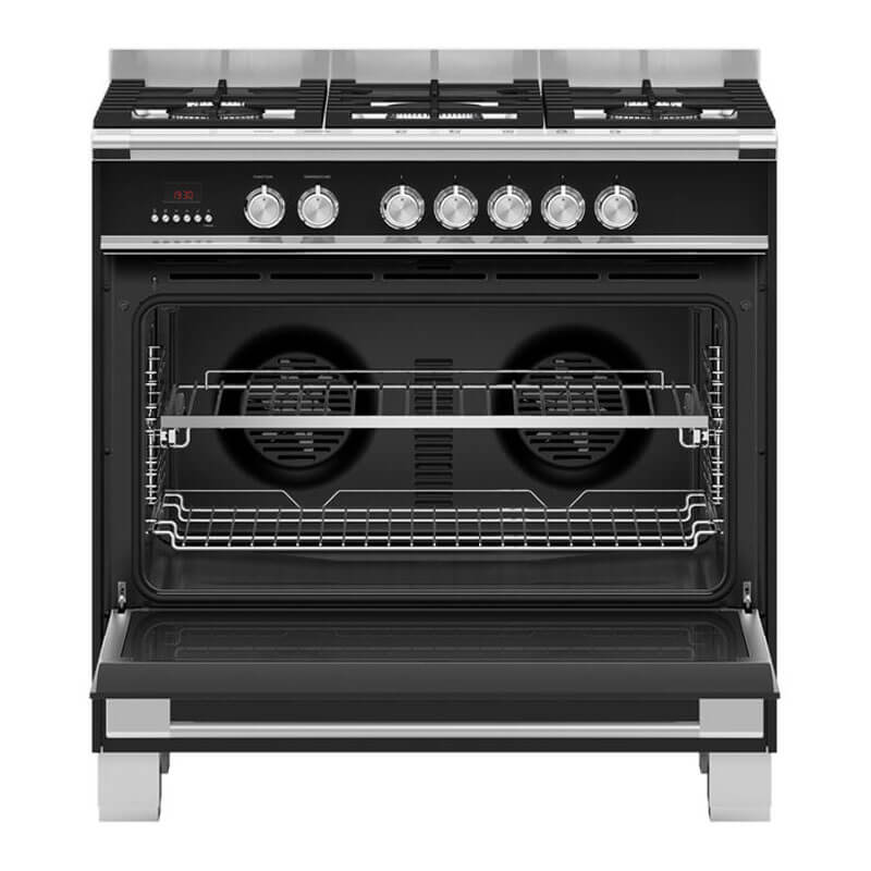 Fisher & Paykel 90cm Series 7 Classic 5 Burner Dual Fuel Cooker | OR90SCG4B1 - Image 2