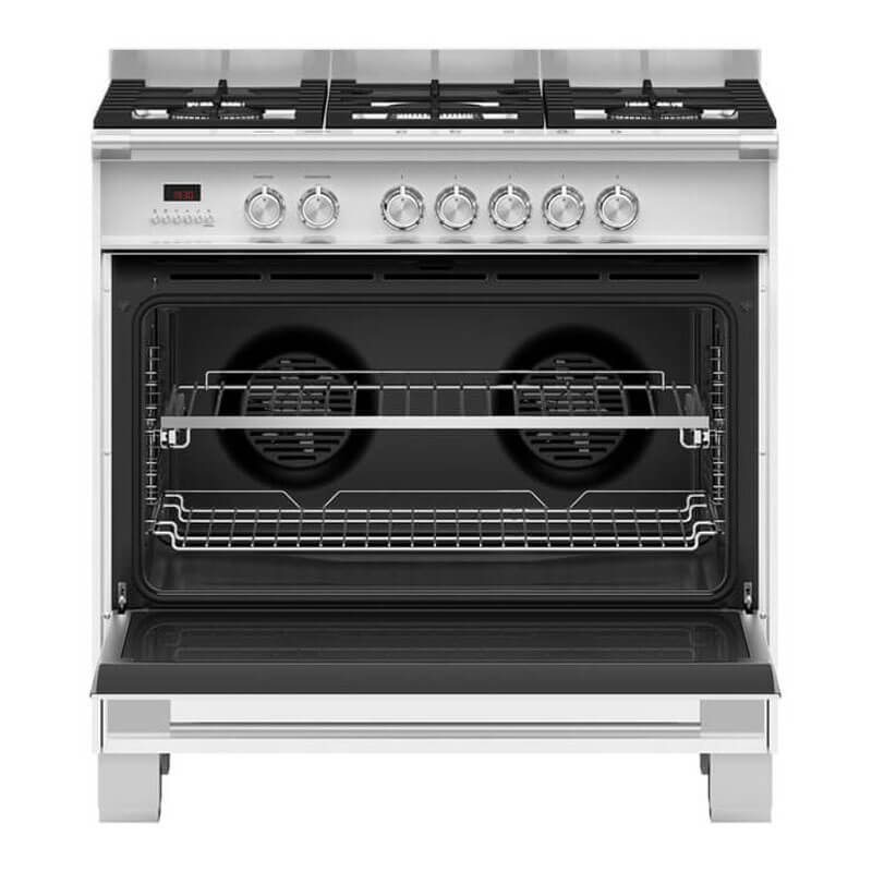 Fisher & Paykel 90cm Series 7 Classic 5 Burner Dual Fuel Cooker | OR90SCG4W1 - Image 2