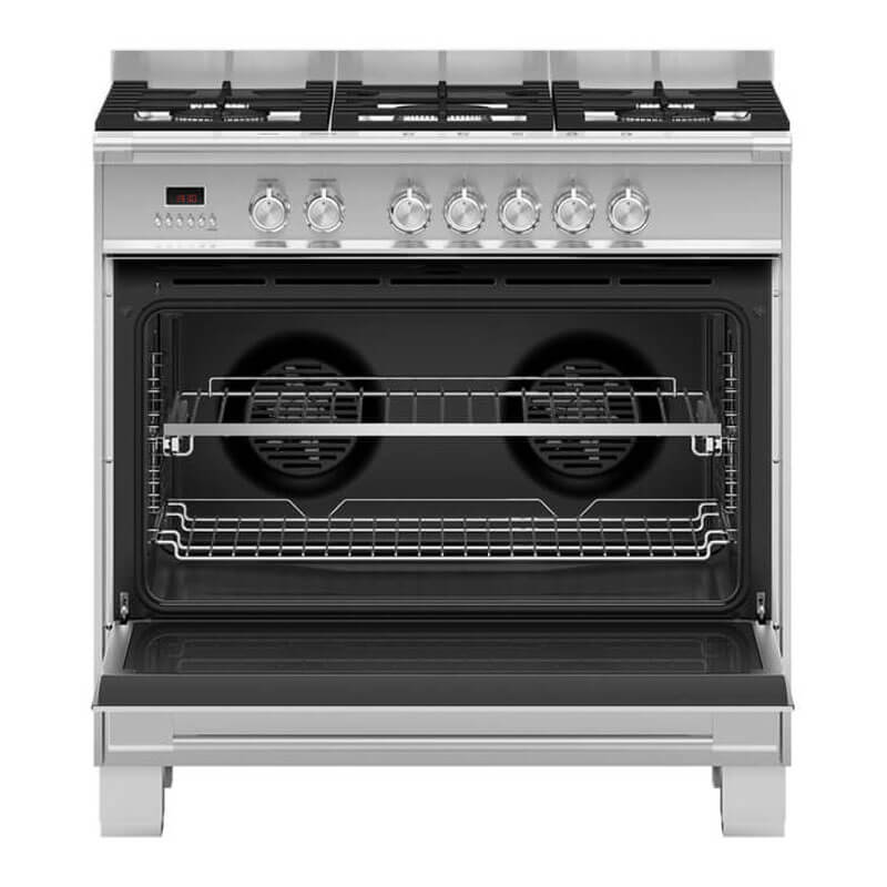 Fisher & Paykel 90cm Series 7 Classic 5 Burner Dual Fuel Cooker | OR90SCG4X1 - Image 2