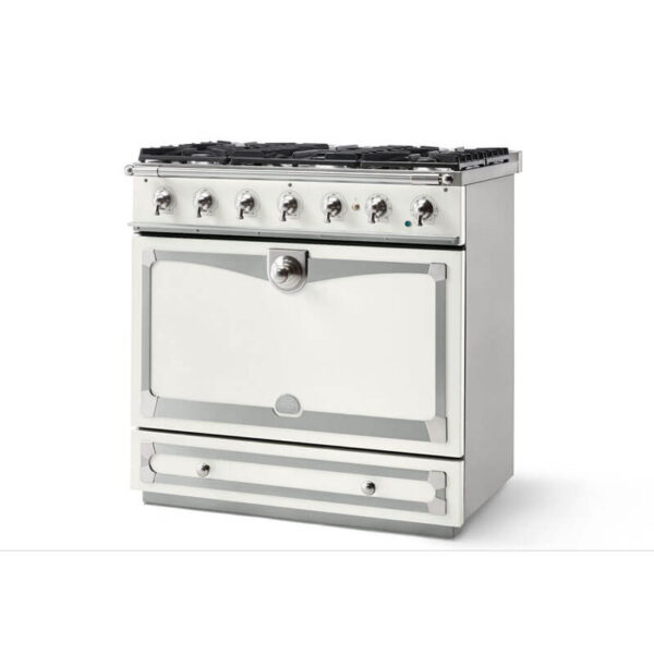 La Cornue Albertine90 Pure White Cooker | ALB90DFWH - Image 3