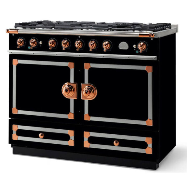 La Cornue CornuFe110 Shiny Black Cooker | CFE110DFBL - Image 2