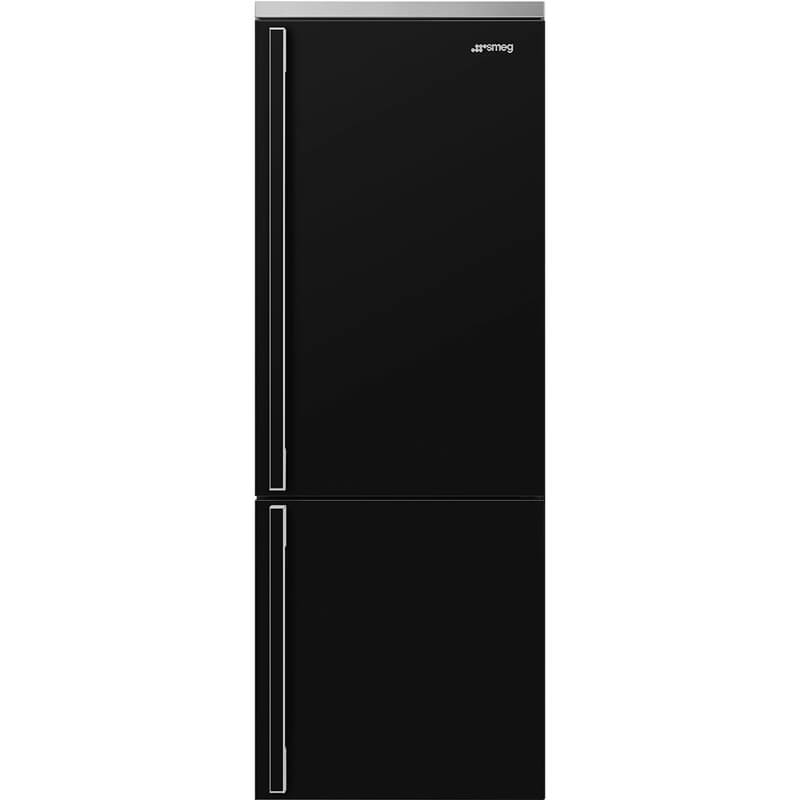 Smeg 70cm Portofino Fridge FA490 in sleek design, showcasing modern Italian craftsmanship in kitchen appliances.