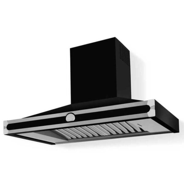 La Cornue CornuFe110 Shiny Black Rangehood | HS1M - Image 2