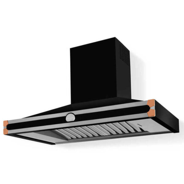 La Cornue CornuFe110 Shiny Black Rangehood | HS1M - Image 3