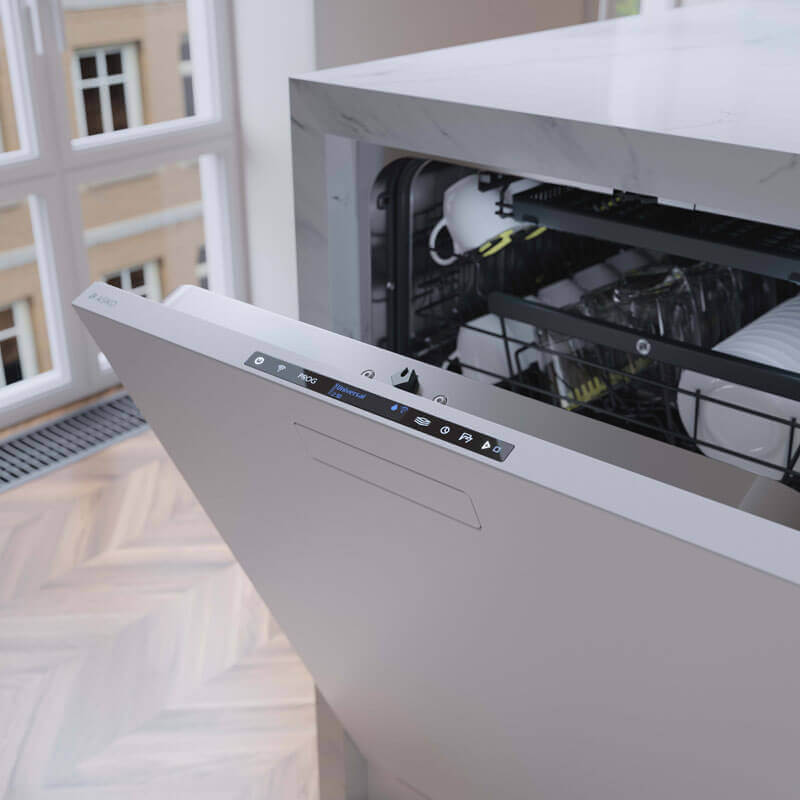 Asko 82cm Dishwasher Built-In Logic White | DBI565IK.W.AU - Image 3