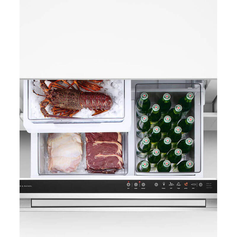 Fisher & Paykel 90cm Series 9 Integrated CoolDrawer Multi-temperature Drawer | RB90S64MKIW1 - Image 2