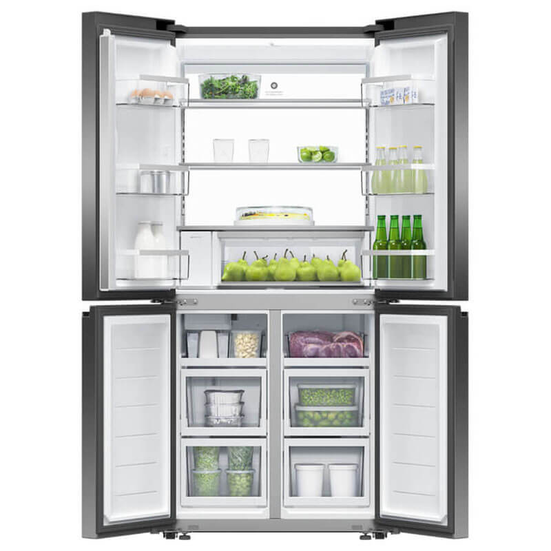 Fisher & Paykel 498L Series 7 Quad Door Refrigerator Freezer Ice & Water | RF500QNUB1 - Image 2