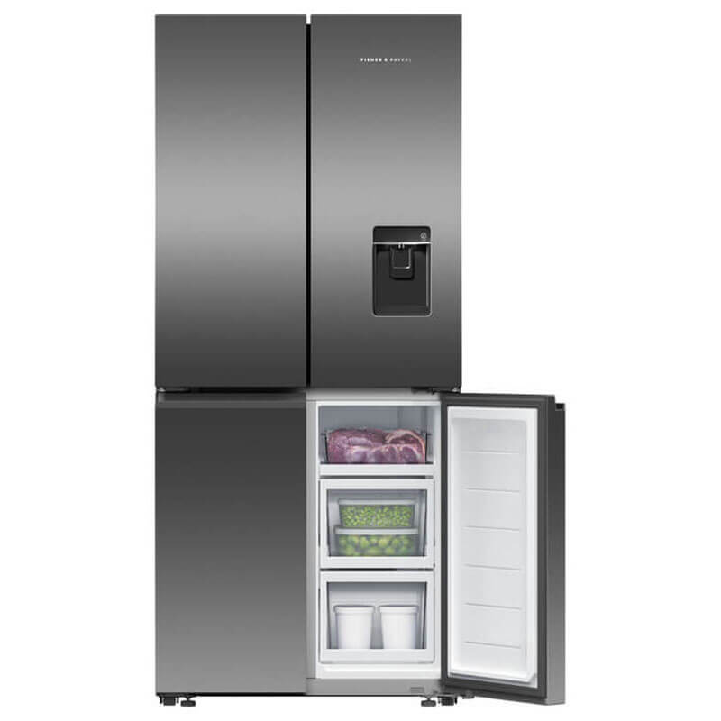 Fisher & Paykel 498L Series 7 Quad Door Refrigerator Freezer Ice & Water | RF500QNUB1 - Image 3