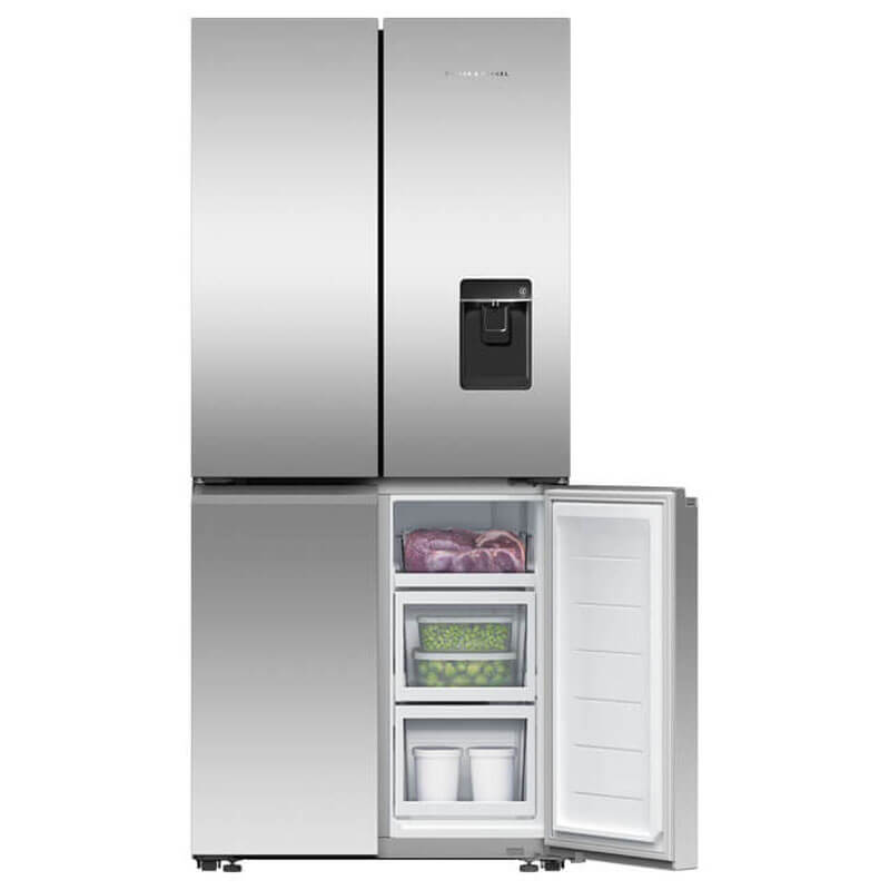 Fisher & Paykel 498L Series 7 Quad Door Refrigerator Freezer Ice & Water | RF500QNUX1 - Image 3