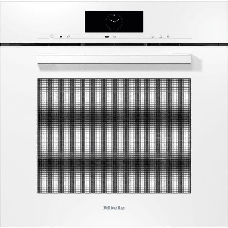 Miele DGC 7865 HC Pro 12087910 VitroLine BRWS Combi Steam Pyro Oven in stainless steel with a sleek, modern design.