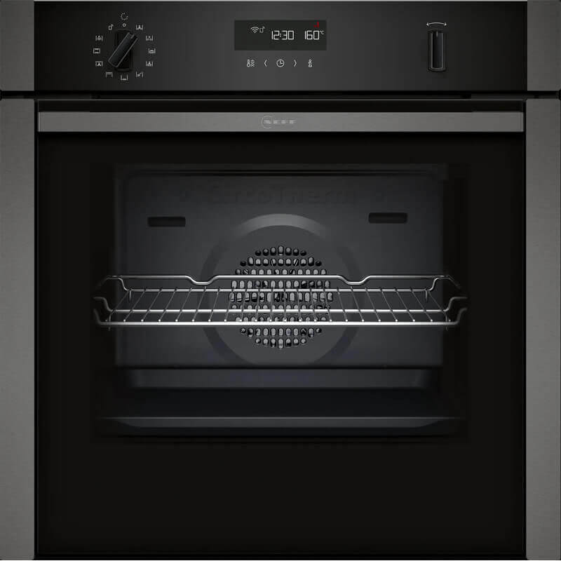 Neff N 50 built-in oven in graphite-grey, offering advanced cooking technology and a modern finish