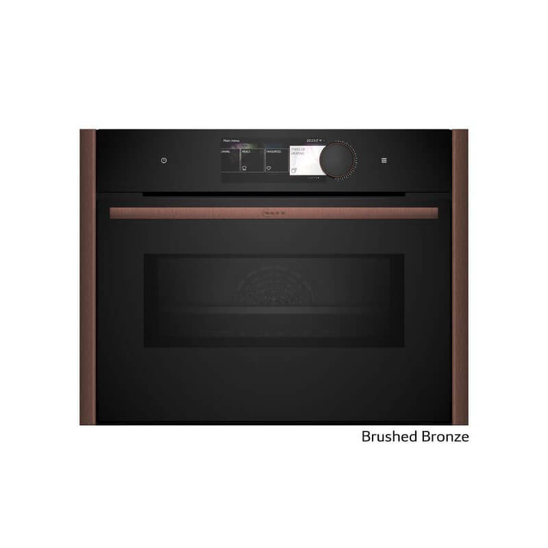 Neff Pyrolytic Compact FlexDesign Oven with Microwave features a modern design and versatile cooking capabilities, perfect for compact kitchens.